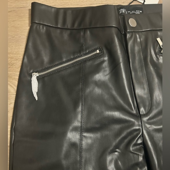 Zara faux leather leggings - Picture 4 of 6